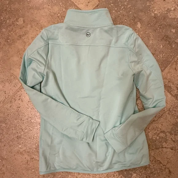 Vineyard Vines Performance Long Sleeve Quarter Front Zip Top Size S - Picture 6 of 7